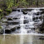 alt=Photo of the Spillway at Lake Haigler