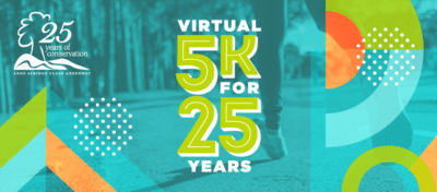 Logo of the Anne Springs Close Greenway's Virtual 5K for 25 Years