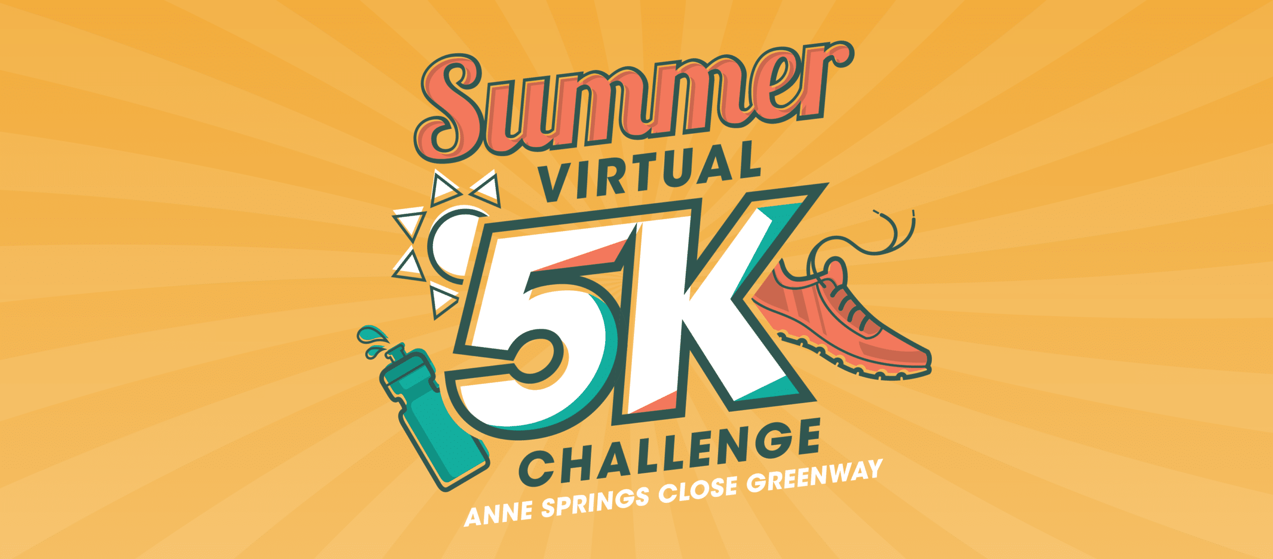 Logo of Anne Springs Close Greenway's Summer Virtual 5K Challenge