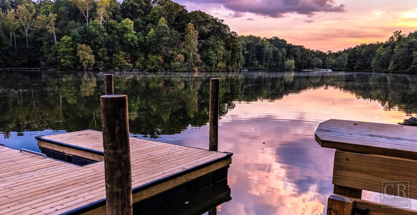 Sunrise at Lake Haigler at Anne Springs Close Greenway