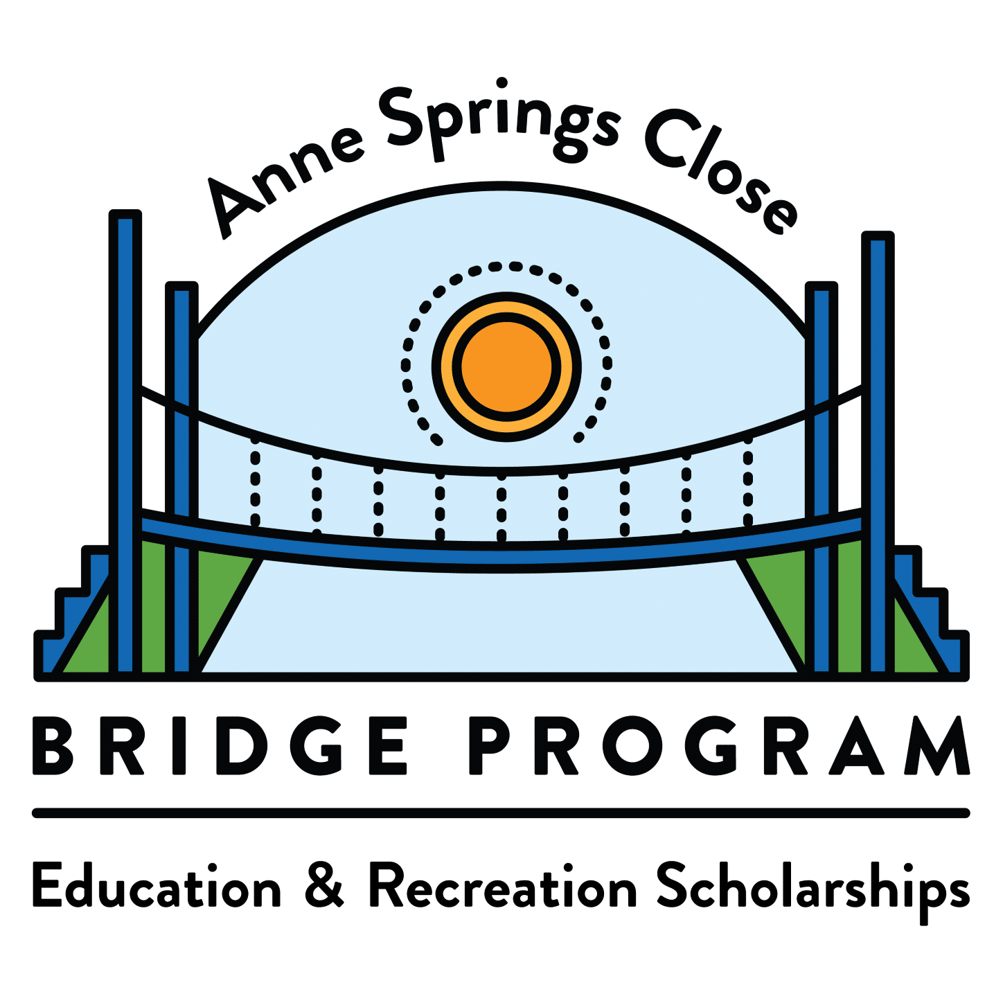 Logo of the Anne Springs Close Bridge Program: Education & Recreation Scholarships
