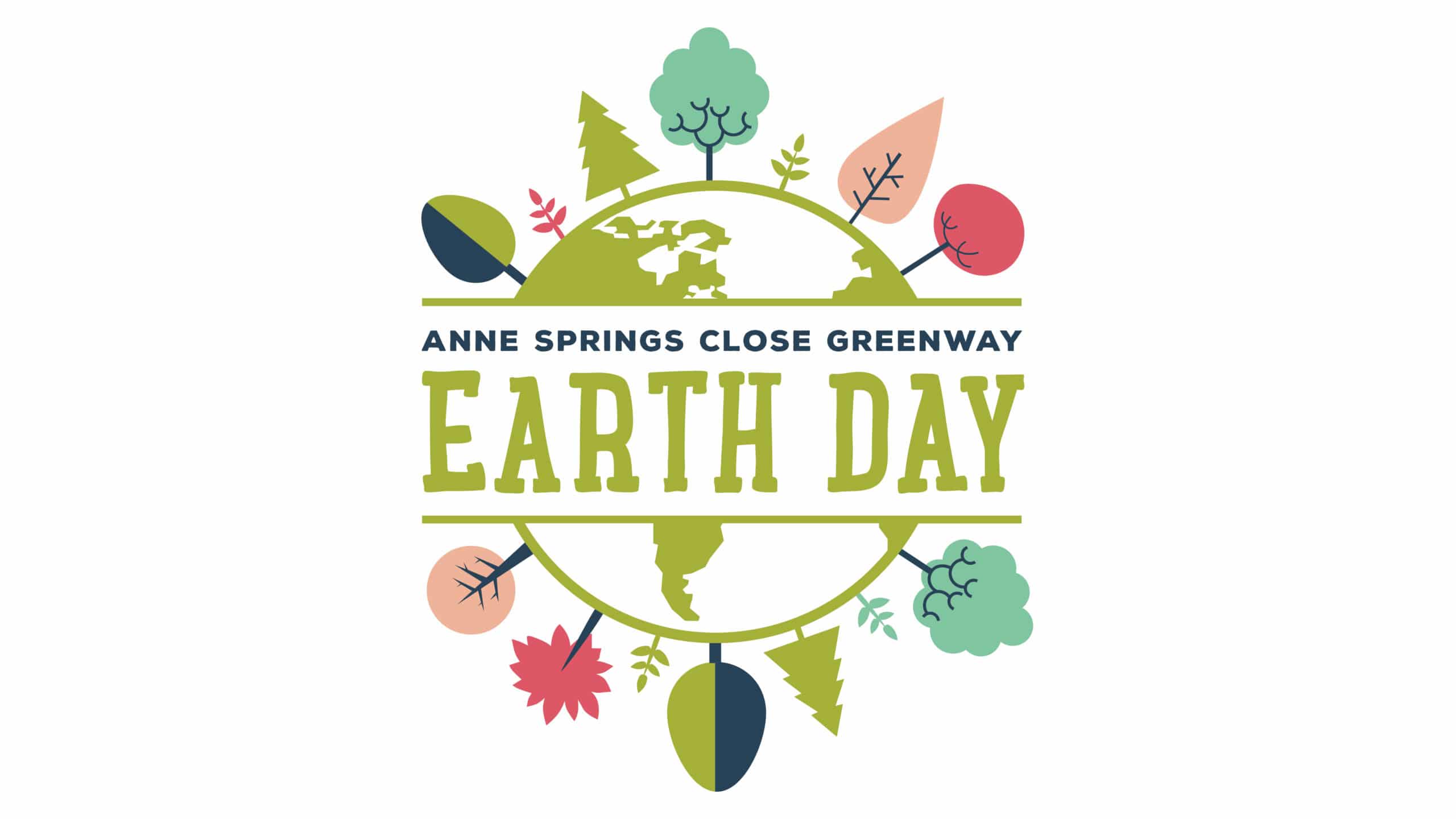 alt=Logo of Earth Day Celebration at the Anne Springs Close Greenway