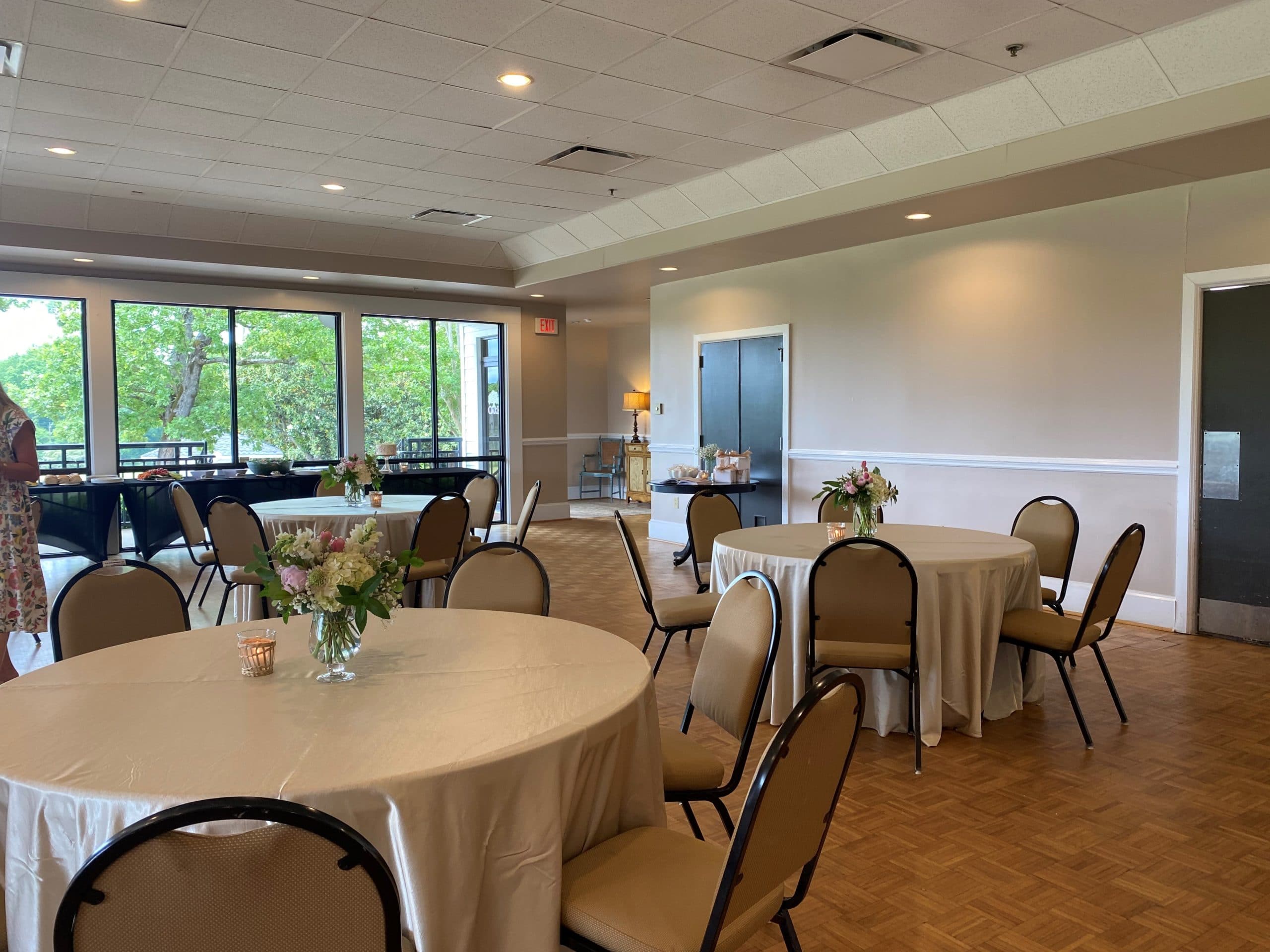 Wedding Shower Set Up at Oak Room
