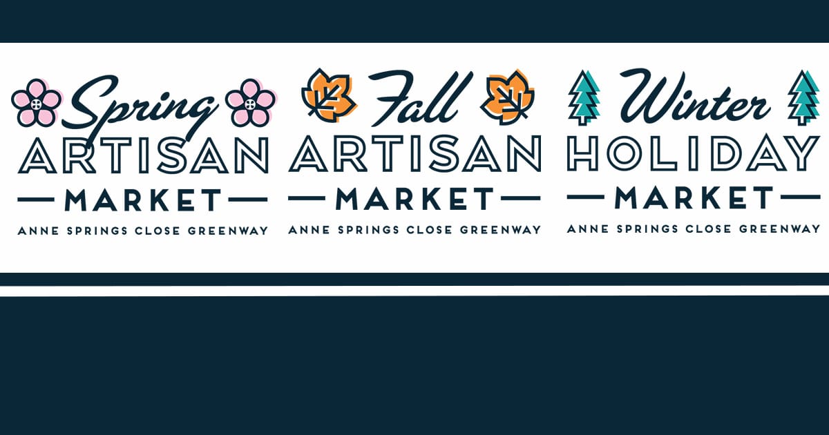 Logos for the Spring, Fall, and Winter Artisan Markets