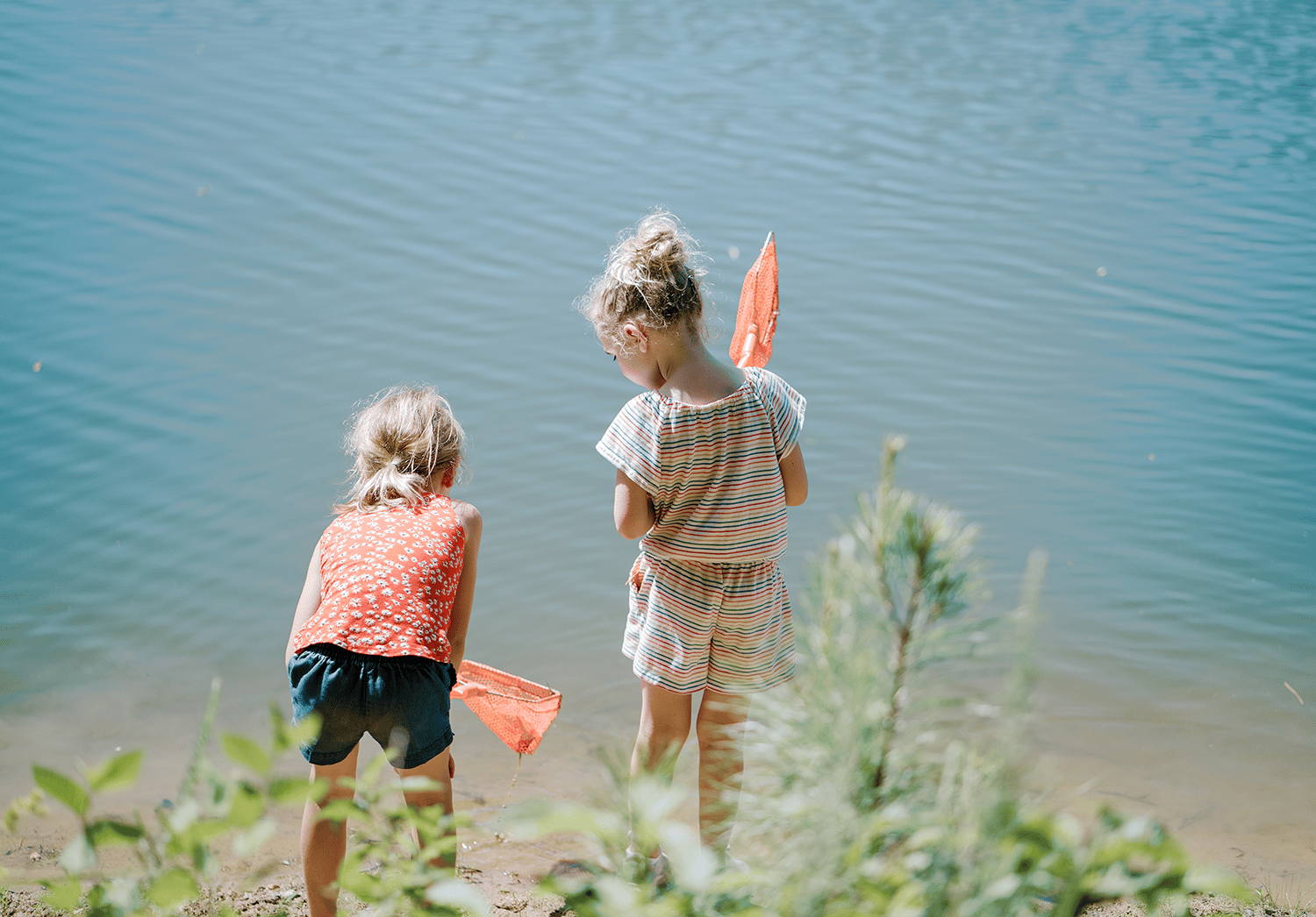 Youth Fishing At Anne Springs Close Greenway