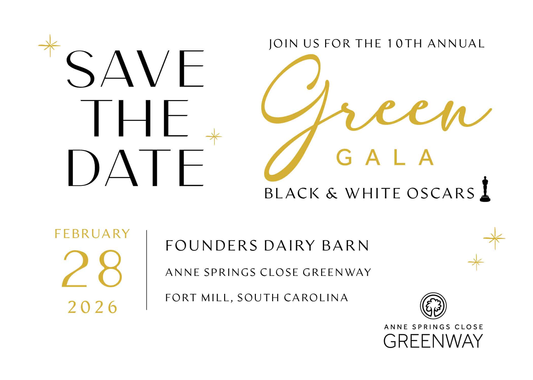 2026 Green Gala Save The Date Kember Clinton