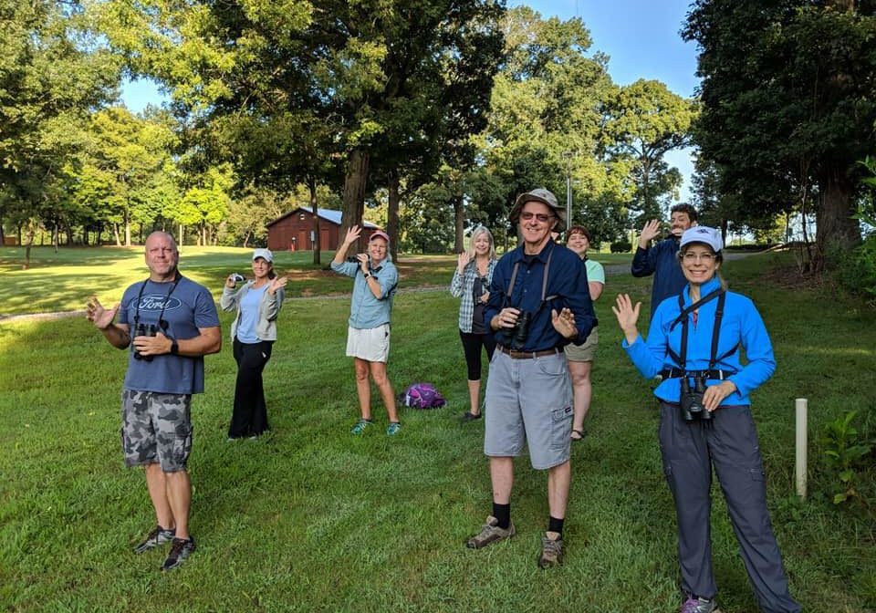 Birding club group photo